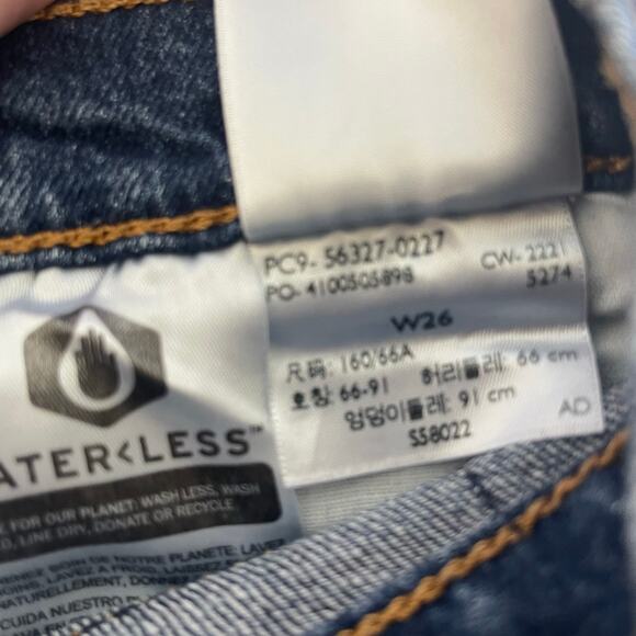 Levi’s 501 High Rise Denim Cut-off Button Fly Shorts Womens - Size W26 - Picture 5 of 5